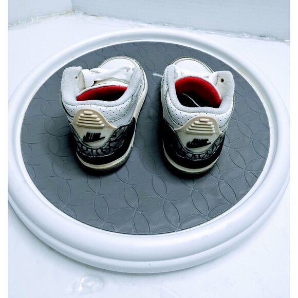 Toddler Nike Air Jordan 3 Retro SE Shoes 4C White/Gray/Red - Picture 6 of 7